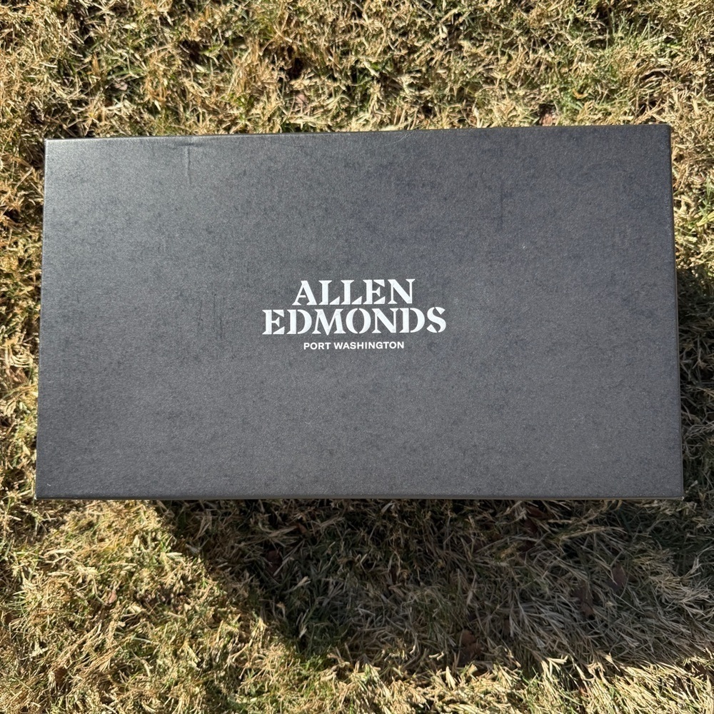 Allen Edmonds Men's Barnes Leather Low Top Sneakers Coffee Brown 12D Casual $375 - Picture 12 of 12